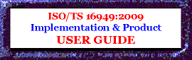 ISO/TS 16949:2009 Products User Guide